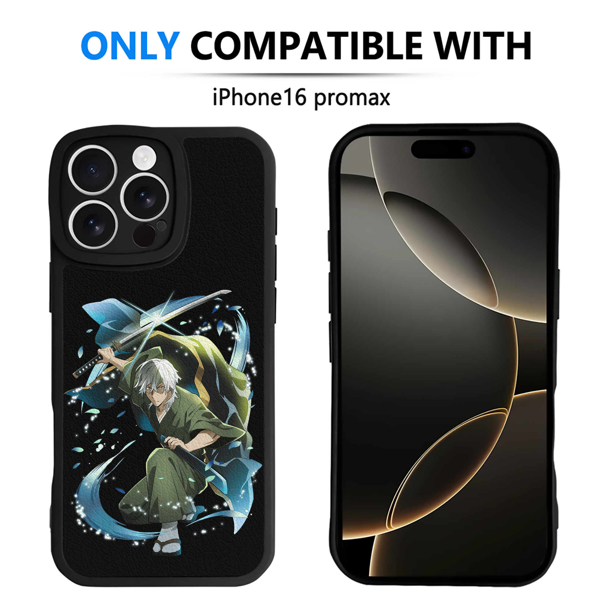 （画像用） 文豪ストレイドッグス Bungo Stray Dogs 【iPhone 16シリーズ対応】シリコンスマホケース（レザー調） 材質：シリコン
